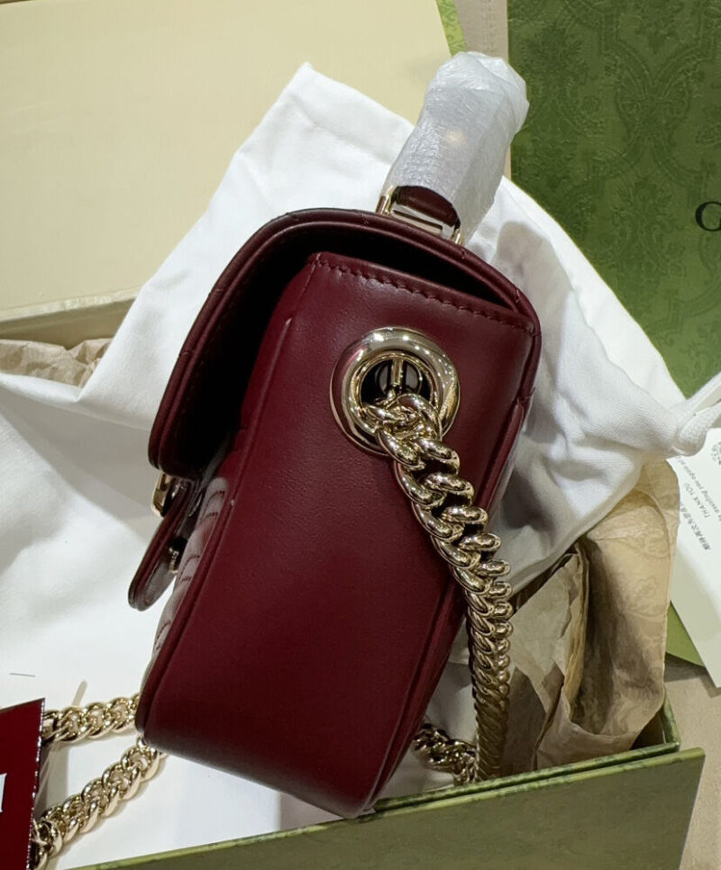 Gucci GG Marmont Mini Top Handle Bag 811238